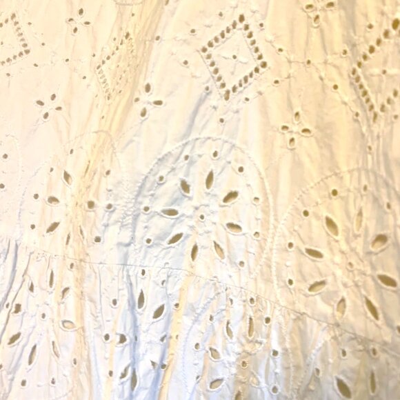 White Eyelet Dress - Picture 3 of 4